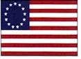 image: Colonial 13 star american flag for the colonies.