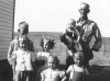 George Ferrel with grandkids