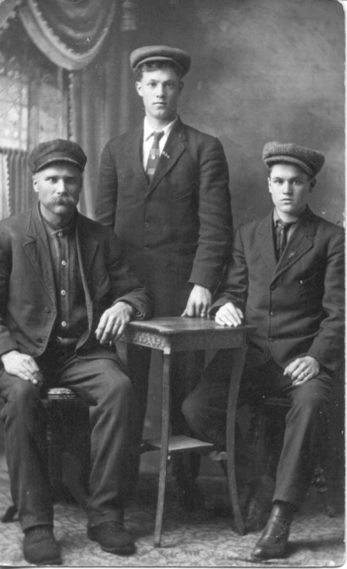 photo: John Rost with his sons.